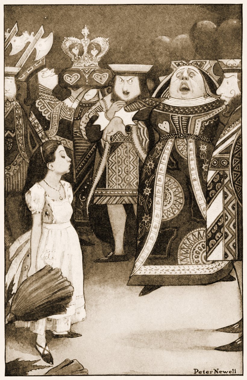 Off with Her Head, Illustration for Lewis Carroll