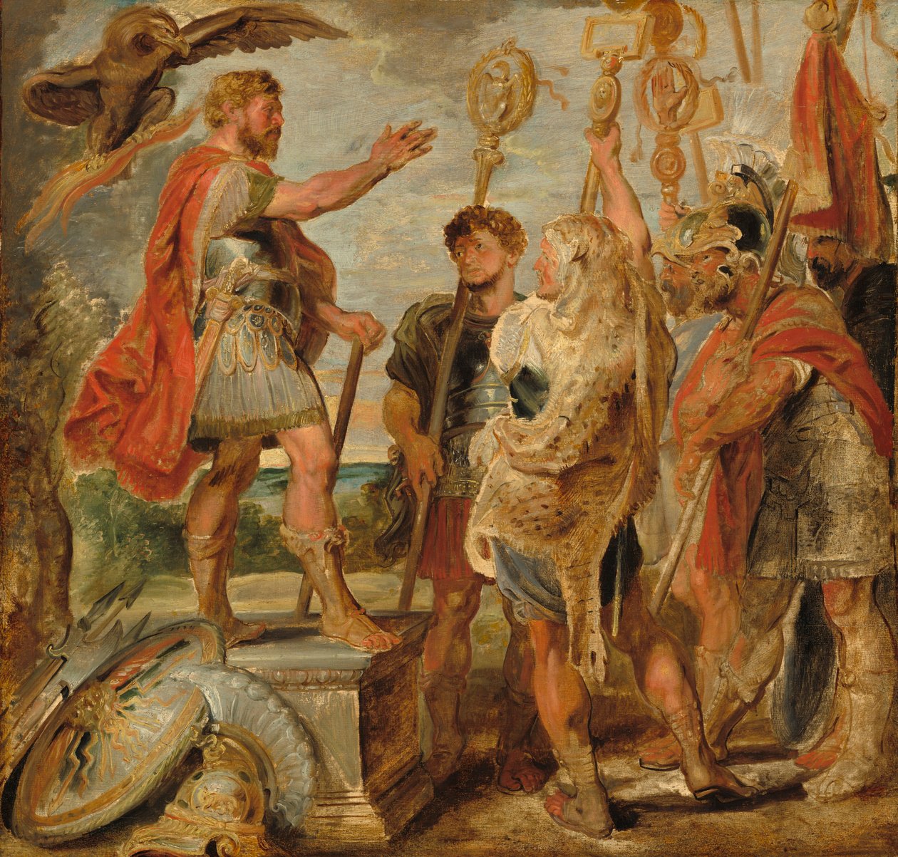 Decius Mus Addressing the Legions by Peter Paul Rubens