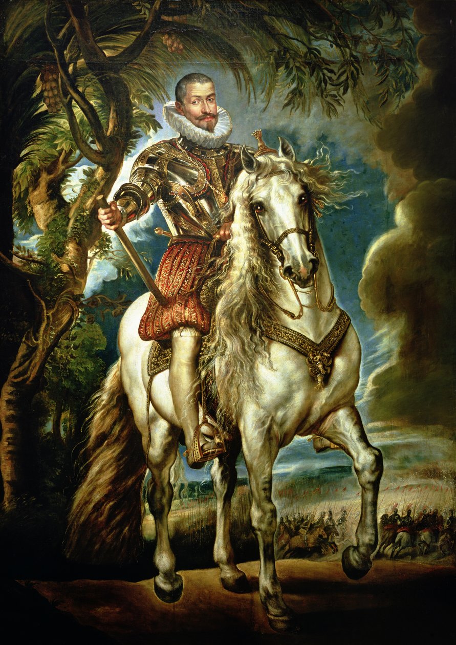 Equestrian portrait of the Duke of Lerma by Peter Paul Rubens