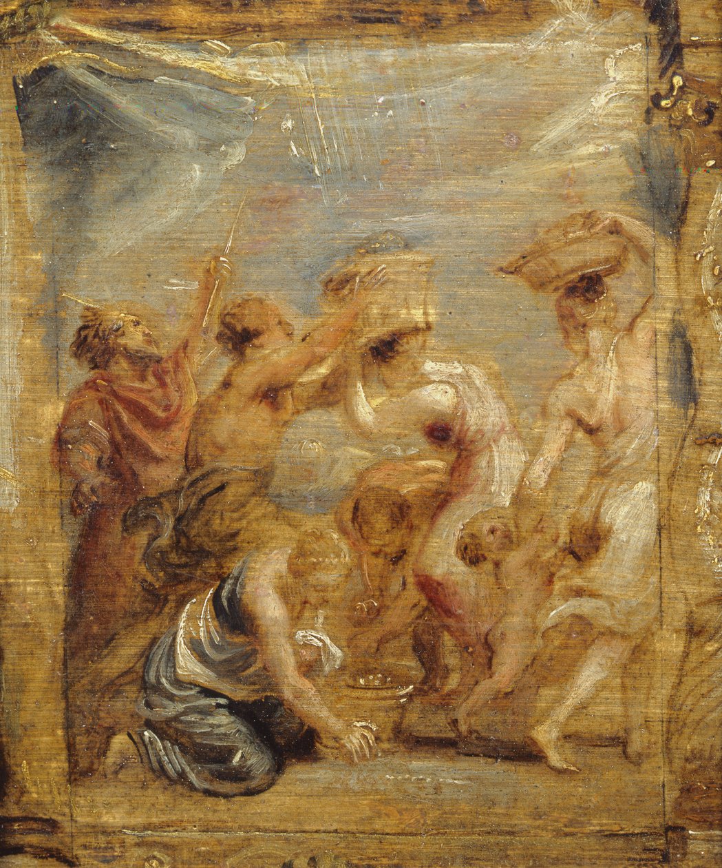 Israelites Gathering Manna by Peter Paul Rubens