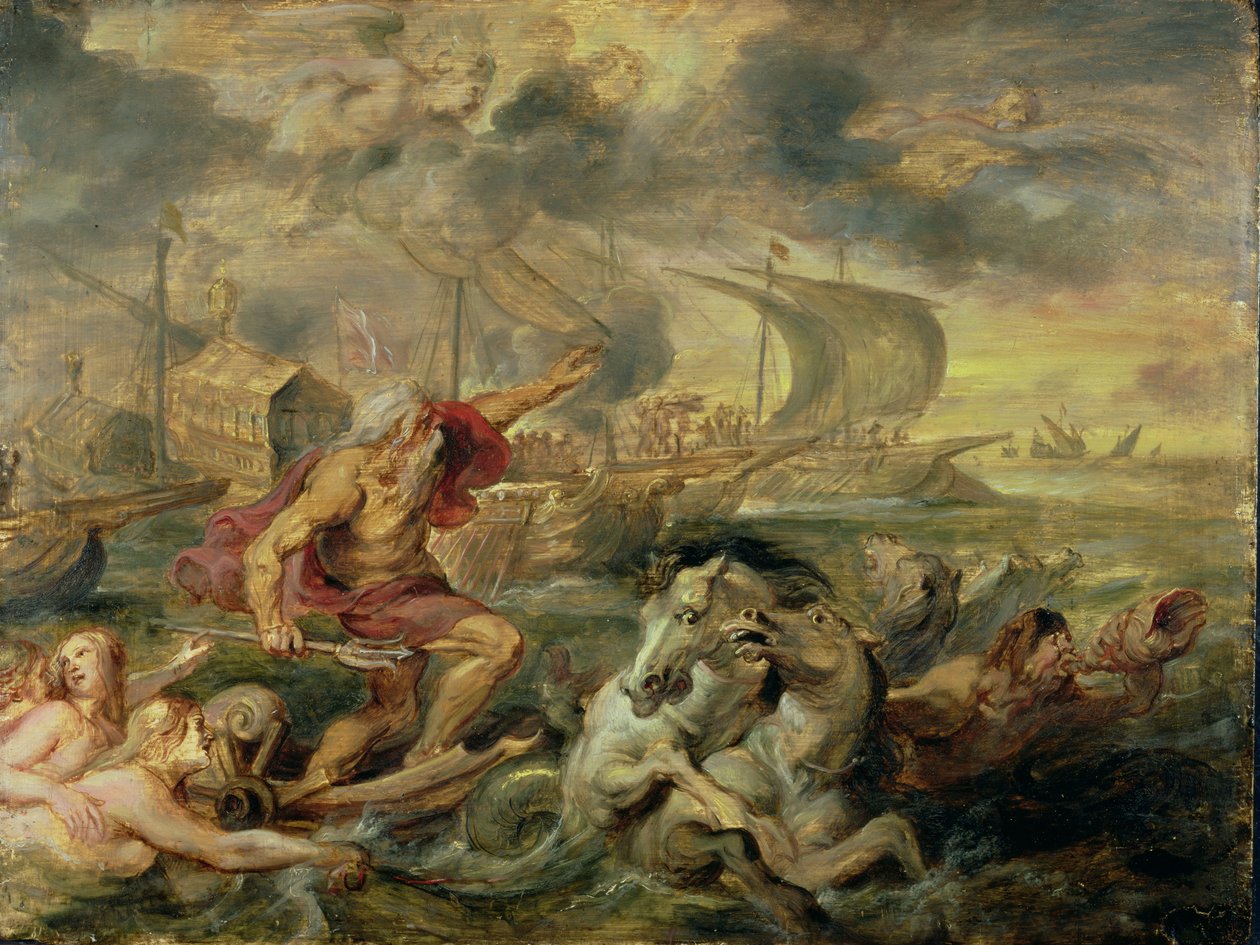 Neptune Calming the Tempest by Peter Paul Rubens