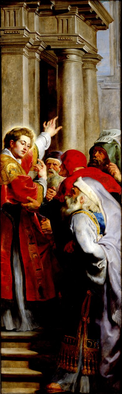 St. Stephen Preaching, from the Triptych of St. Stephen by Peter Paul Rubens