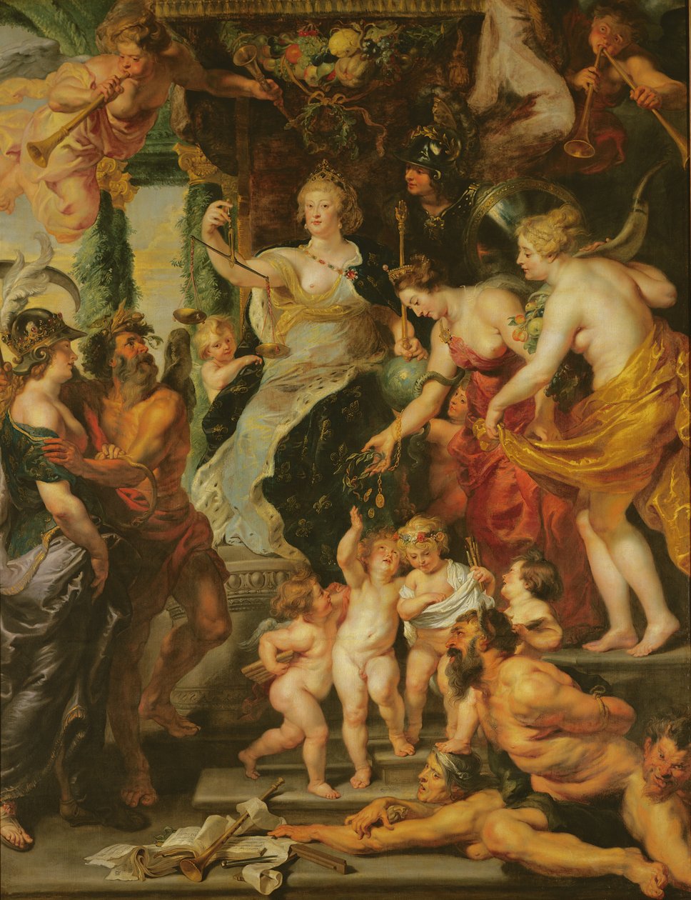 The Felicity of the Regency, 1621-25 by Peter Paul Rubens