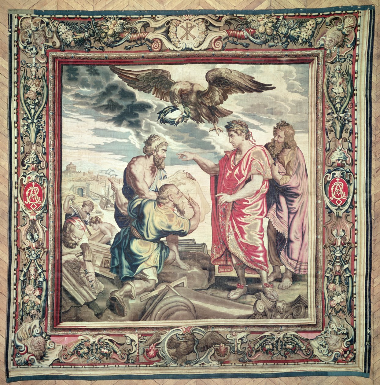 The Founding of Constantinople, from The History of Emperor Constantine series, by Philippe Maecht and Hans Taye, Ateliers du Faubourg Saint-Marcel, before 1663 by Peter Paul Rubens