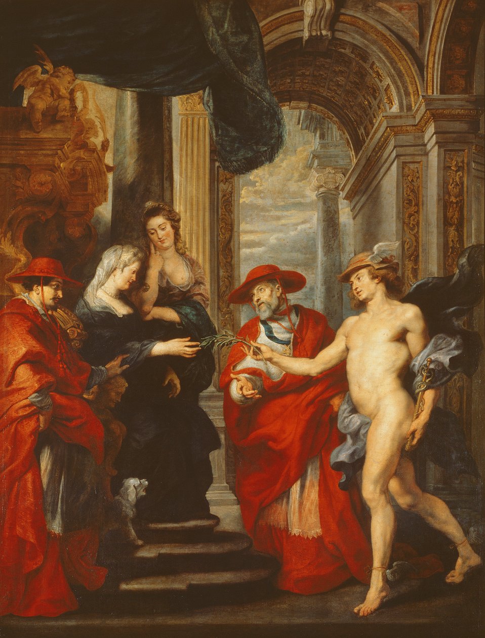 The Medici Cycle: The Treaty of Angouleme 30 April 1619, 1621-5 by Peter Paul Rubens