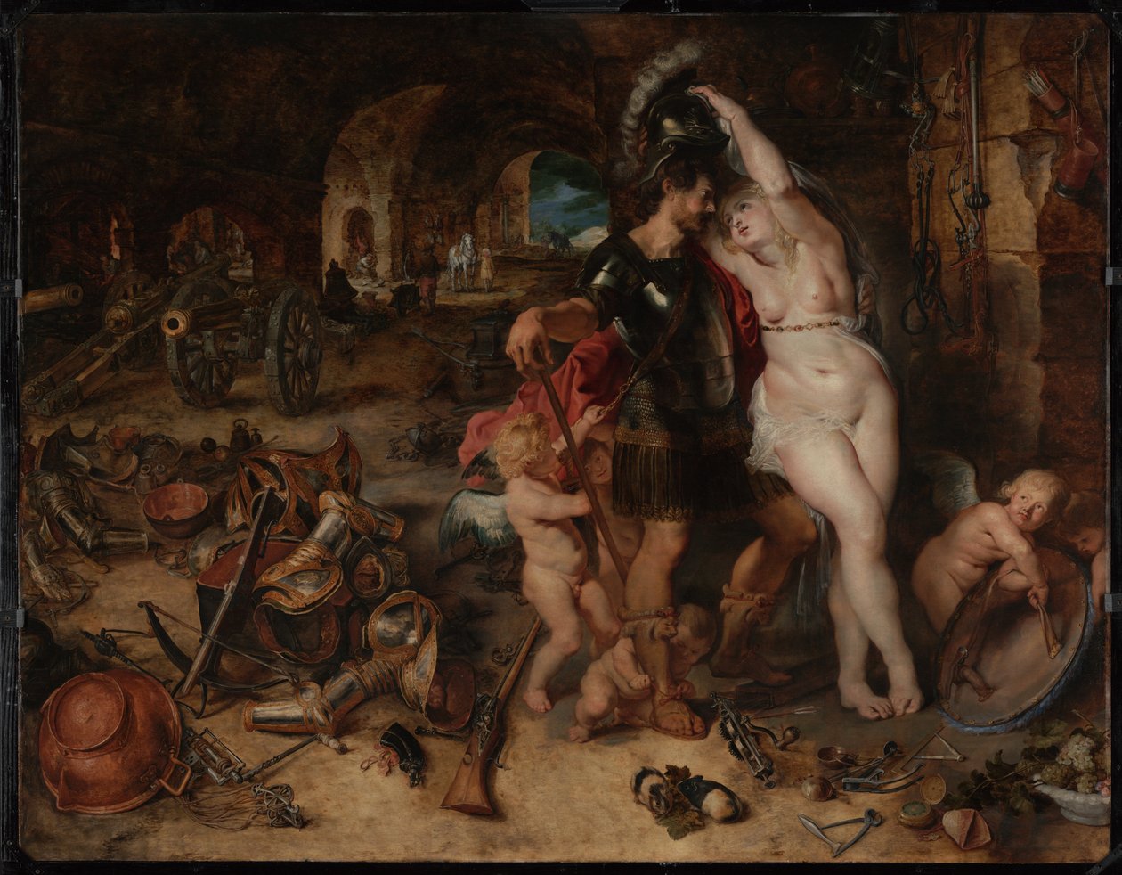 The Return from War: Mars Disarmed by Venus by Peter Paul Rubens