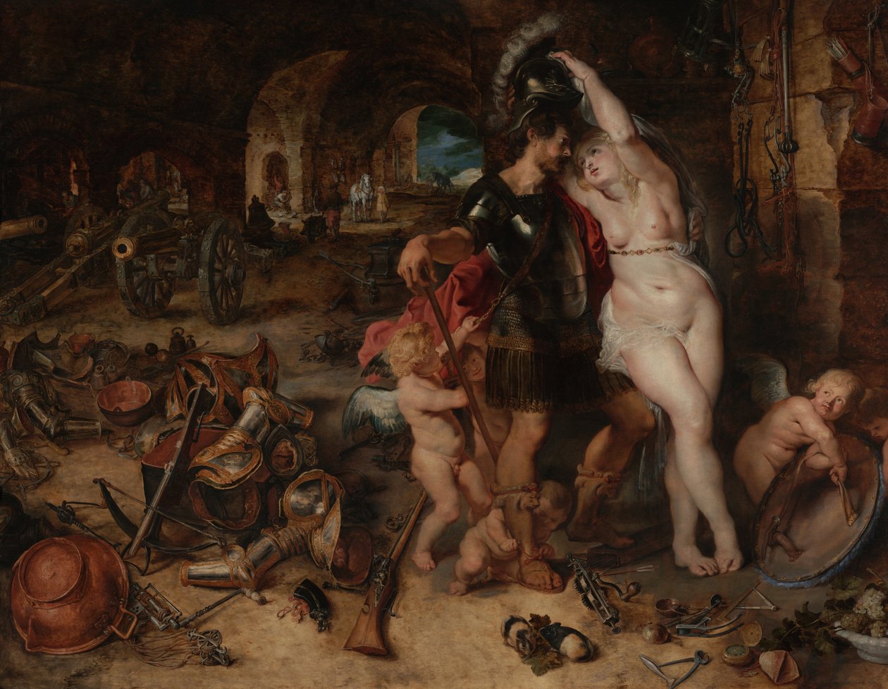 The Return from War: Mars Disarmed by Venus by Peter Paul Rubens