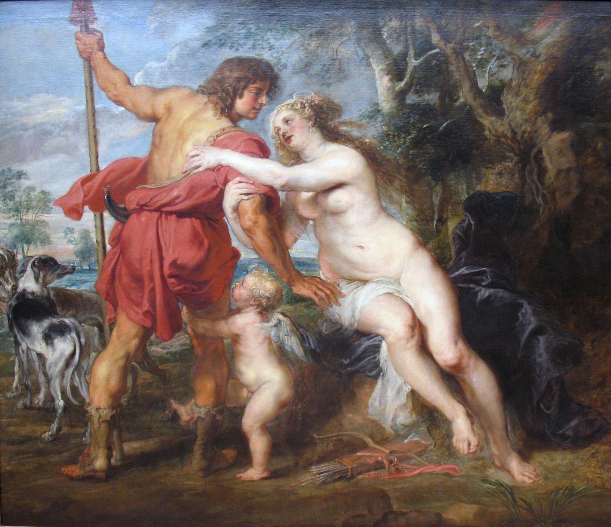 Venus and Adonis by Peter Paul Rubens
