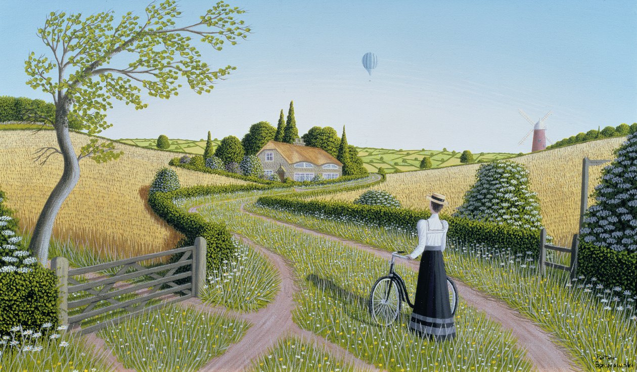 Summer Cycling, 1996 by Peter Szumowski