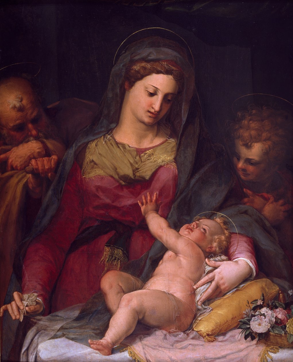 Holy Family with St John by Peter (1548 1628) Candid