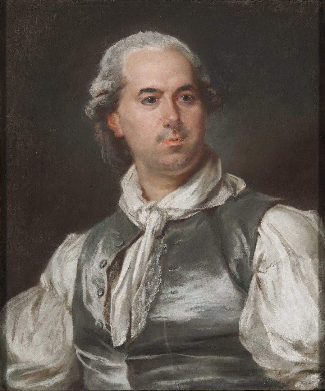 Portrait of Hubert Robert (1733-1808) by Peter Adolf Hall