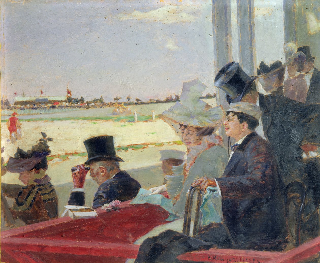 Horseracing, 1902 by Peter Alexandrovich Nilus