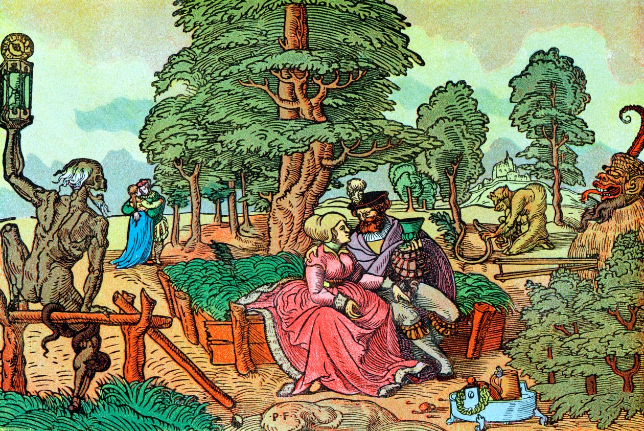 The dangers of lust and illicit love by Peter Flötner