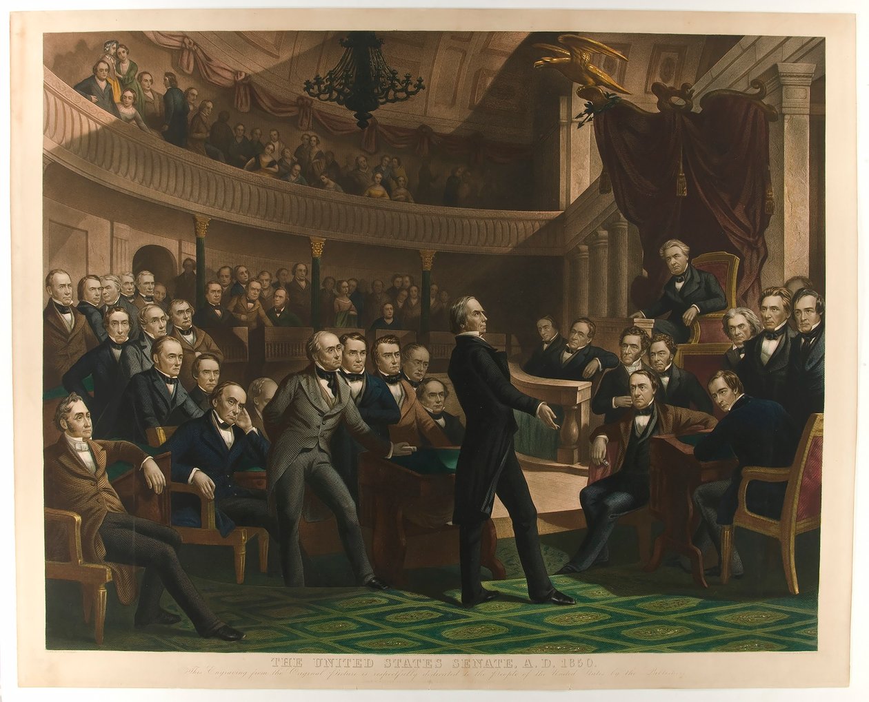 The United States Senate, a.d. 1850 by Peter Frederick Rothermel