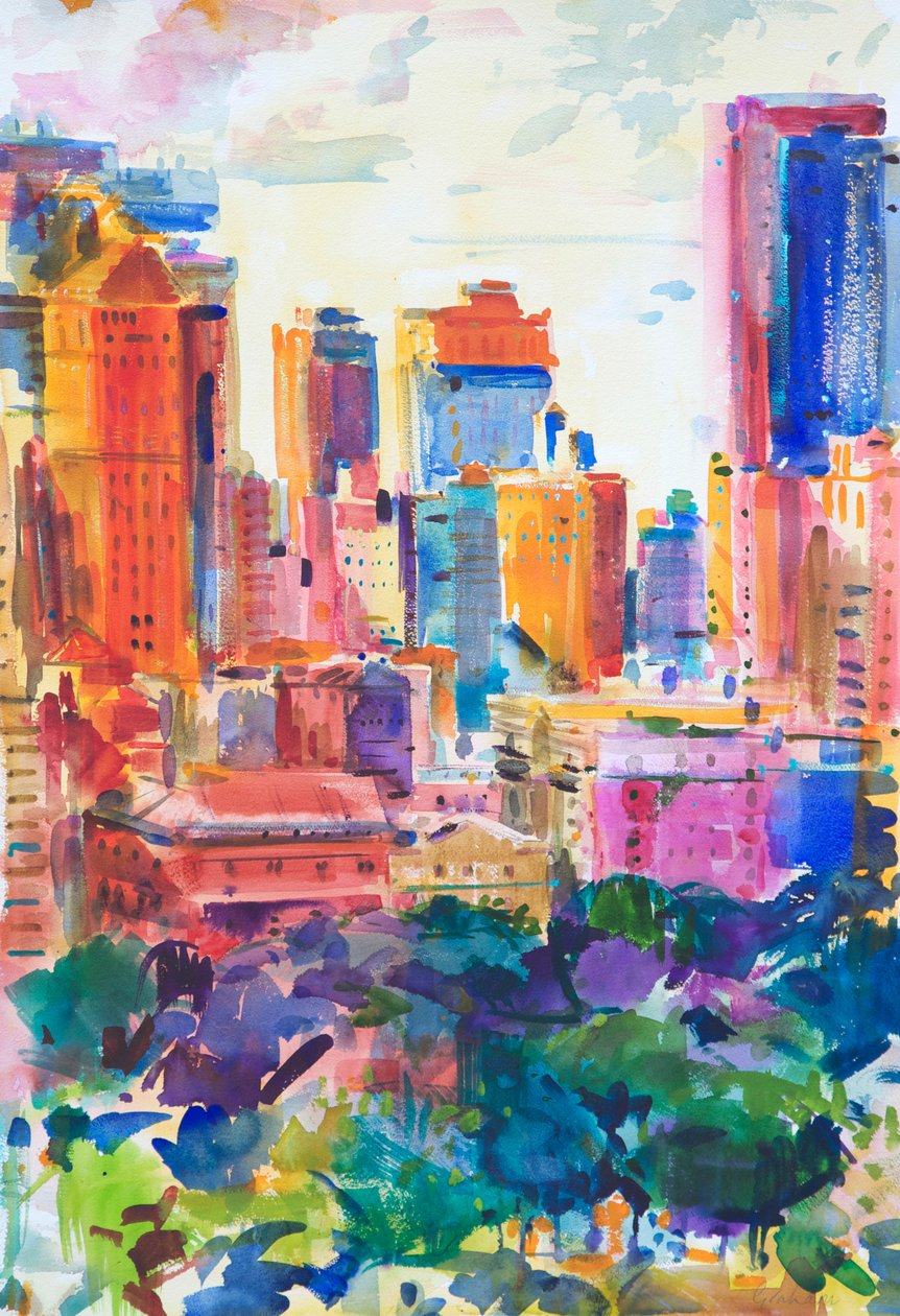 Central Park West by Peter Graham (Contemporary)