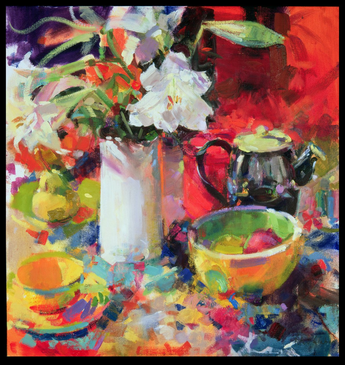 Lilies in Summer by Peter Graham (Contemporary)
