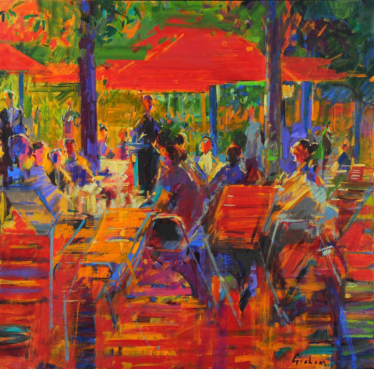 Jardin de Paris by Peter Graham: Premium art reproduction