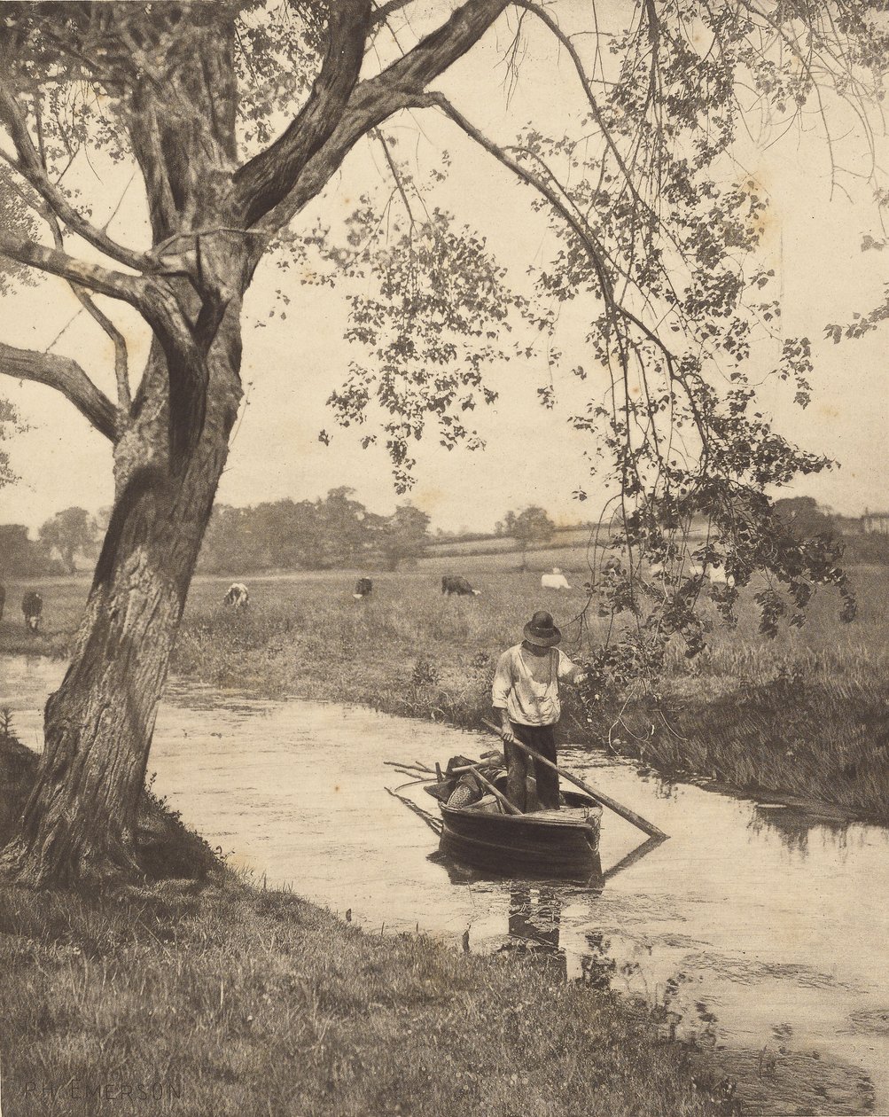 A Suffolk Dike by Peter Henry Emerson