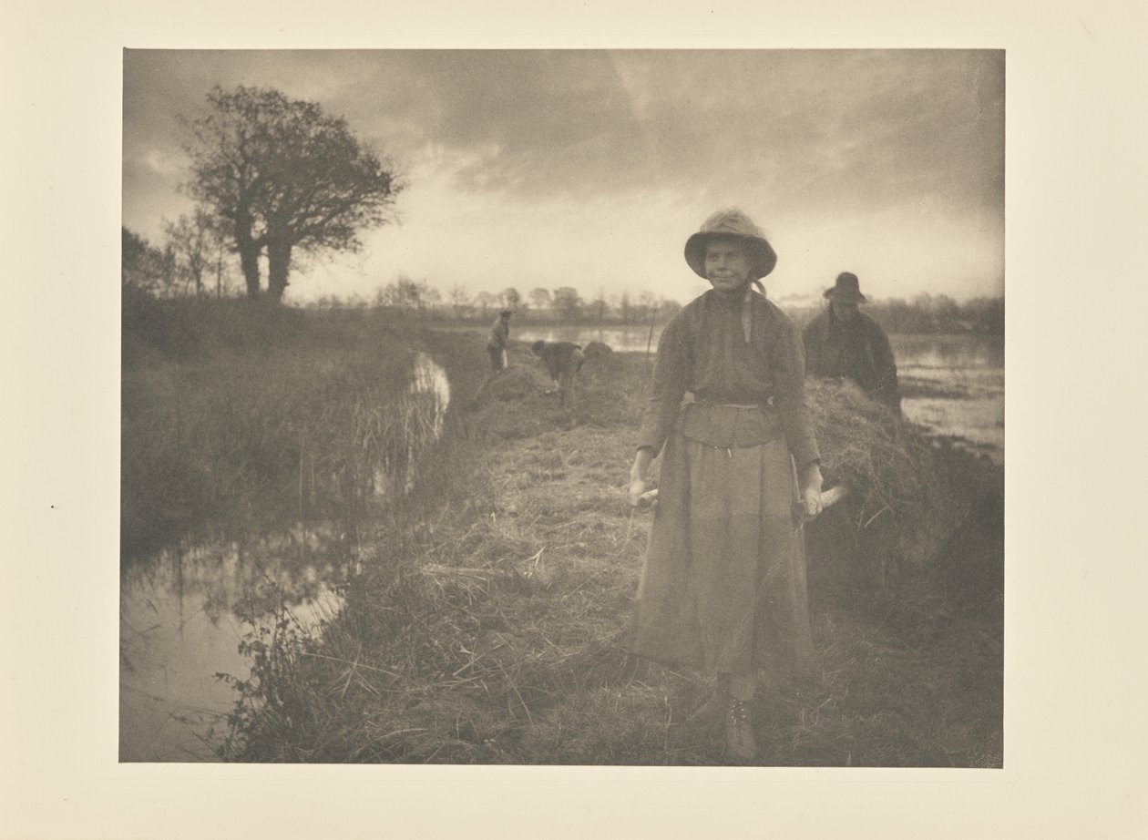 Poling the Marsh Hay by Peter Henry Emerson