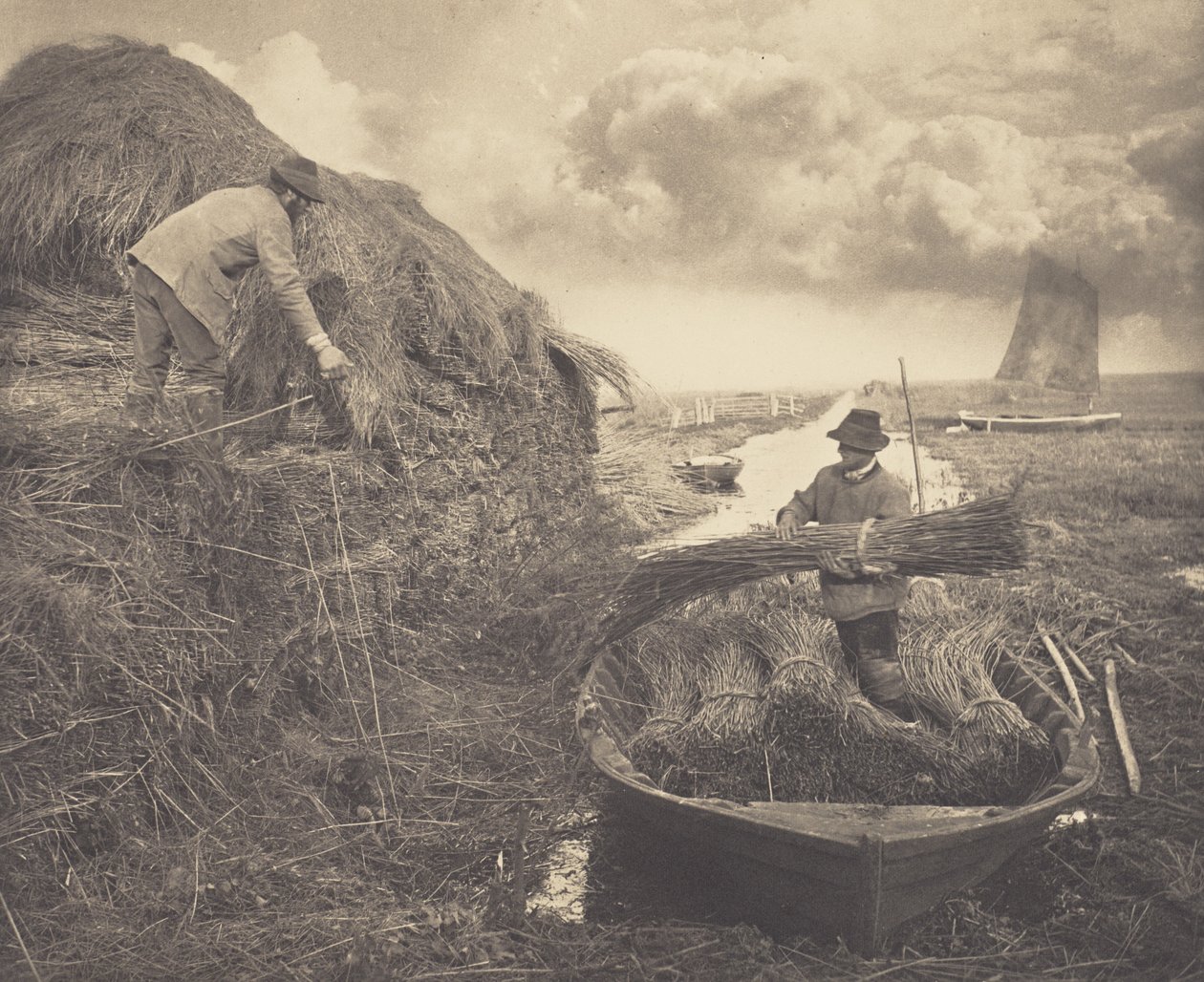 Ricking the Reed by Peter Henry Emerson