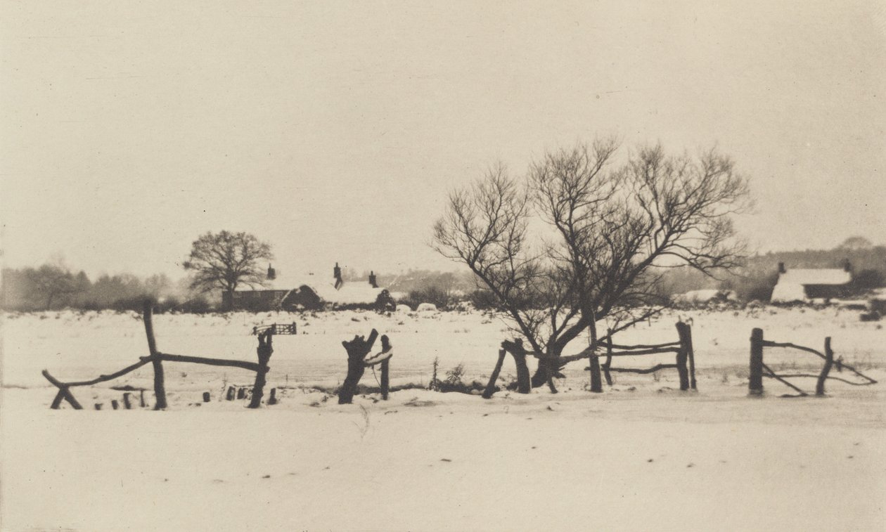The Snowy Marshlands by Peter Henry Emerson