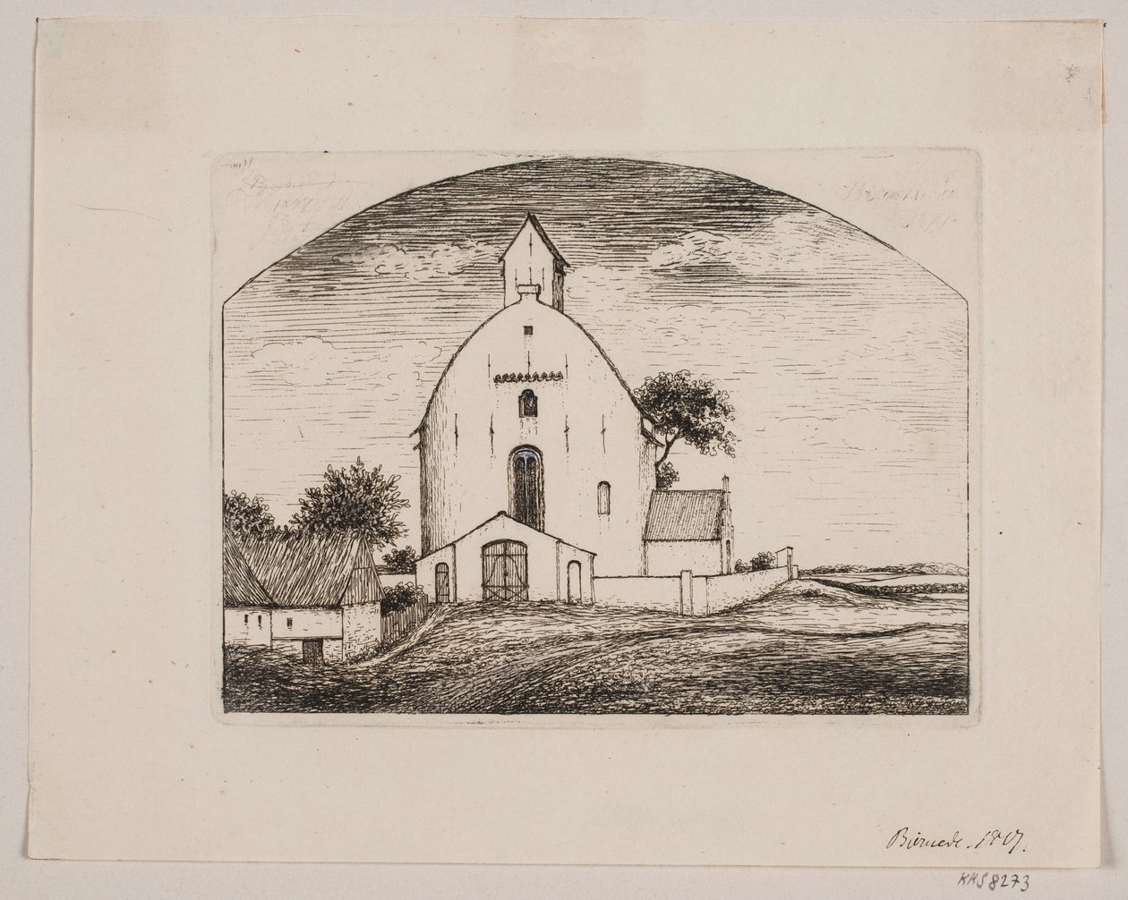 Bjernede Church by Peter Herman Rasmussen