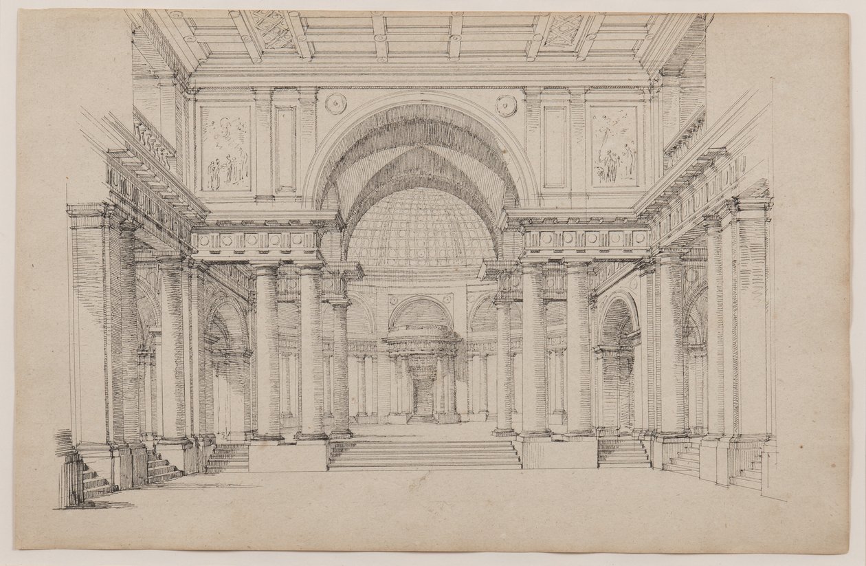 Architectural Elevation by Peter Hubert Des Vignes