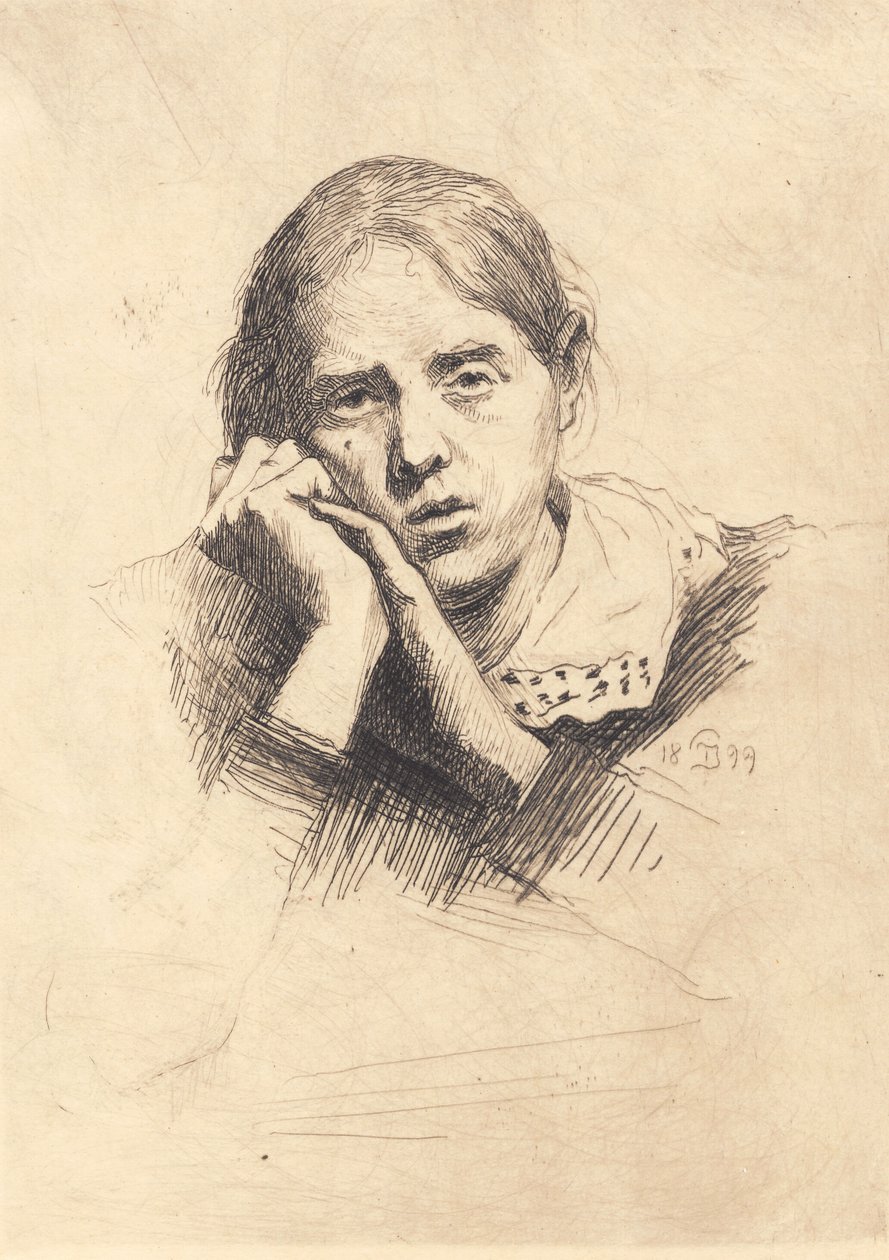 Portrait of My Wife by Peter Vilhelm Ilsted