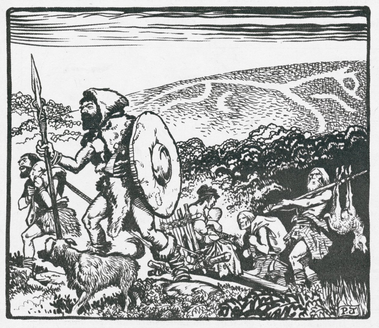 Ancient Britons Treading the Ridgeway – the White Horse May Have Been Made by Them by Peter Jackson