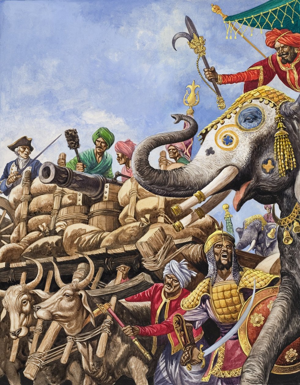 The Battle of Plassey of 1757 by Peter Jackson
