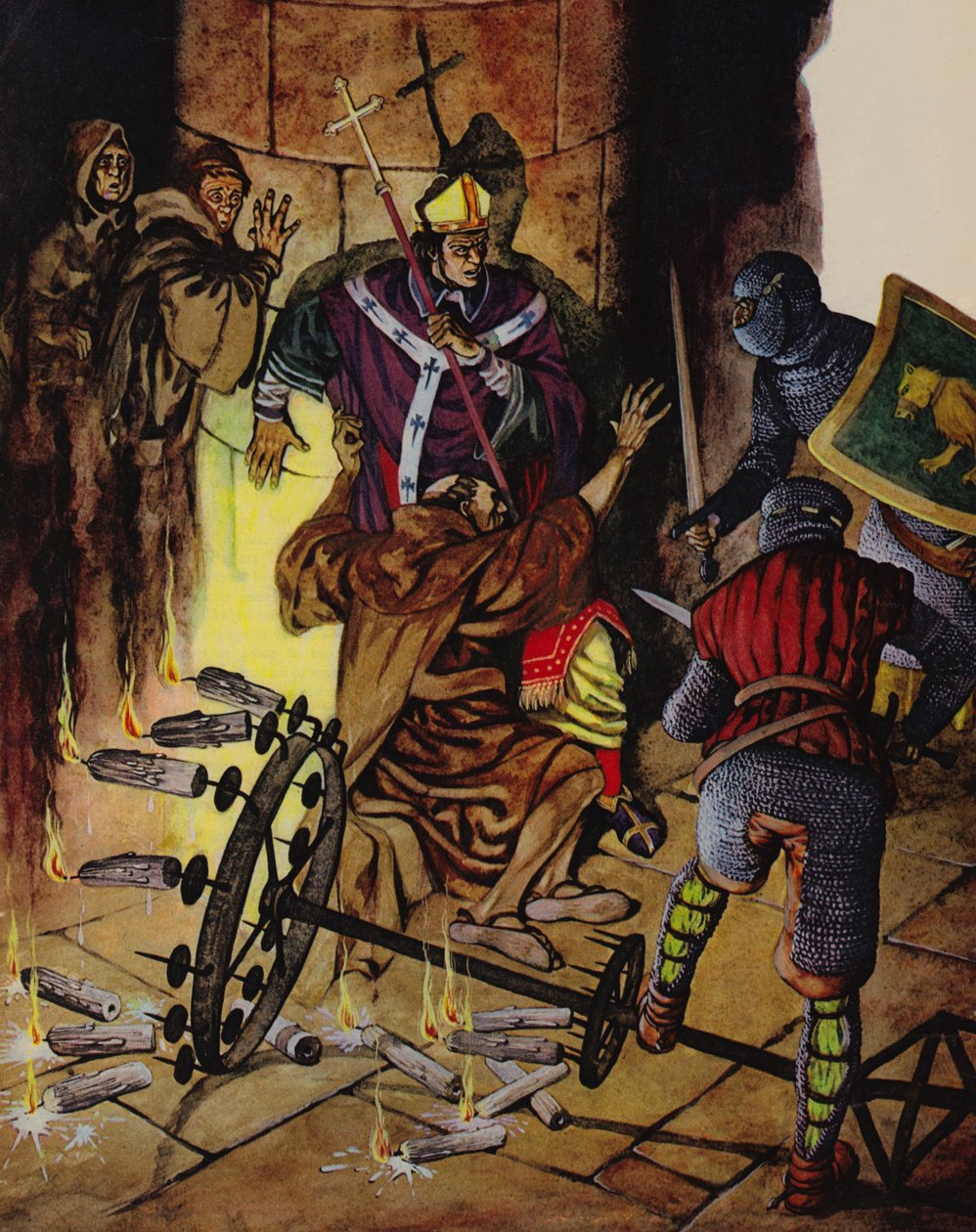 The Murder of Thomas a Becket in Canterbury Cathedral by Peter Jackson