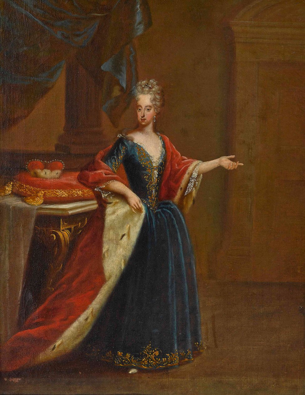 Portrait of Maria Antonia of Austria, Electress of Bavaria by Peter Jacob Horemans