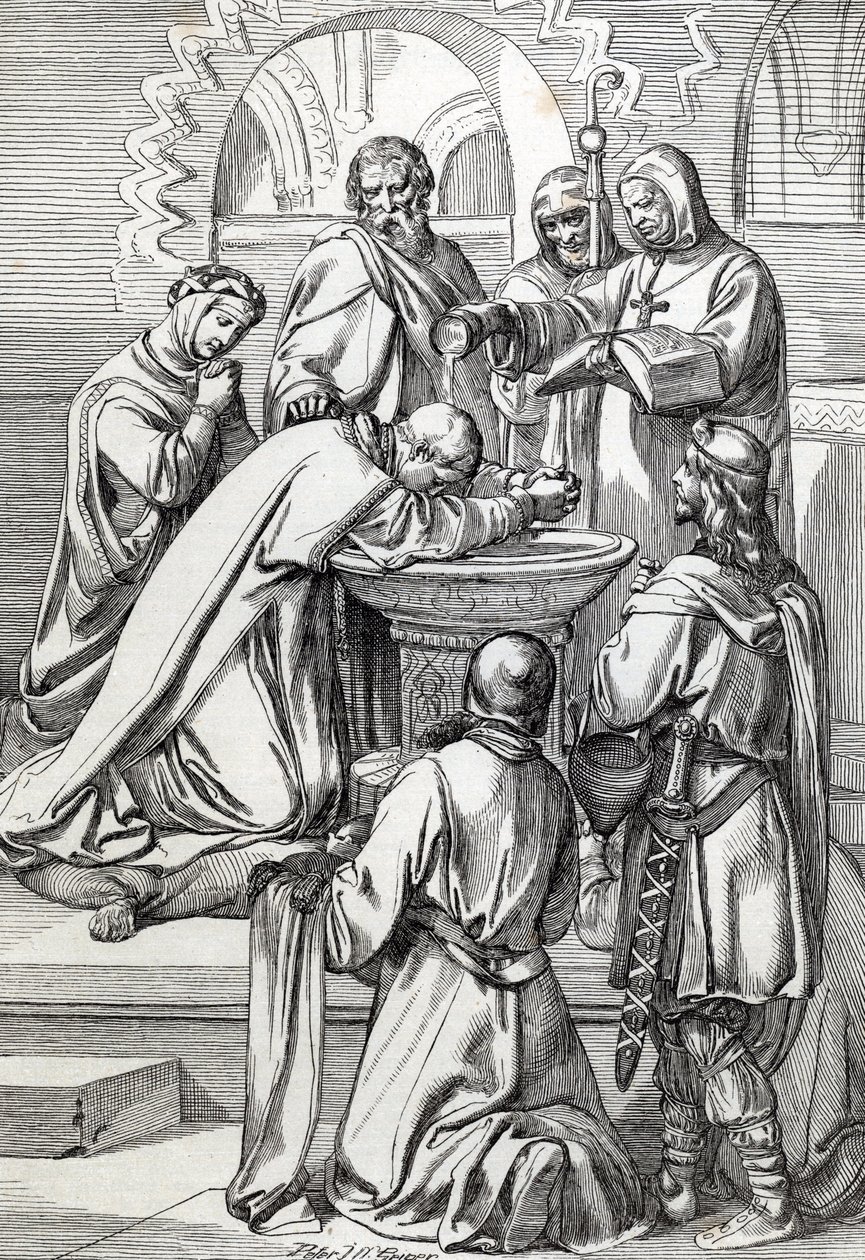 Representation of Saint Augustine of Canterbury by Peter Johann Nepomuck Geiger