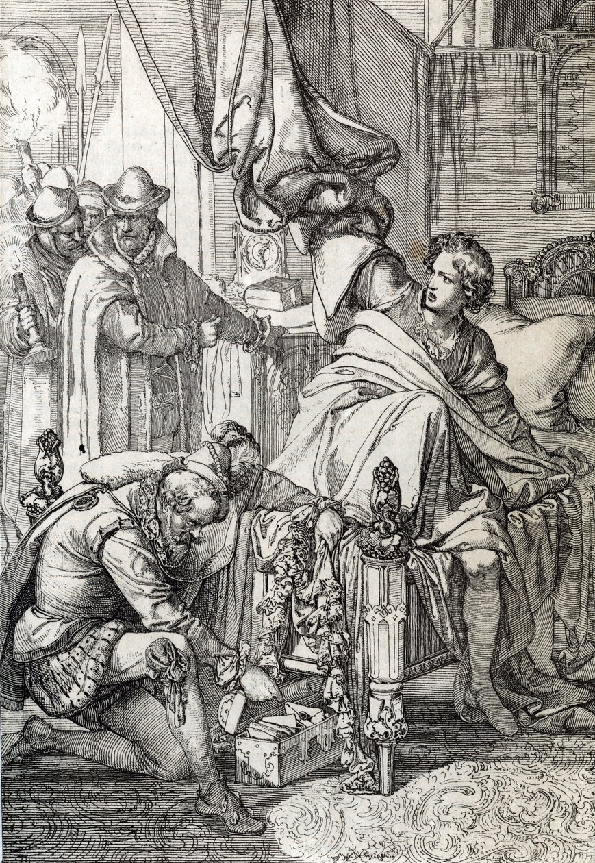 The arrest of Charles of Austria (1545-1568) by Peter Johann Nepomuck Geiger