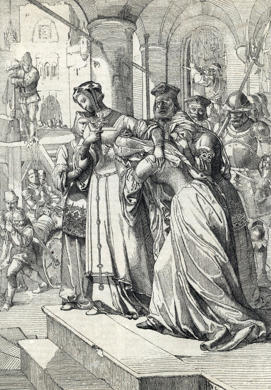 The execution of Lady Jane Grey (1537-1554) Jane Grey was