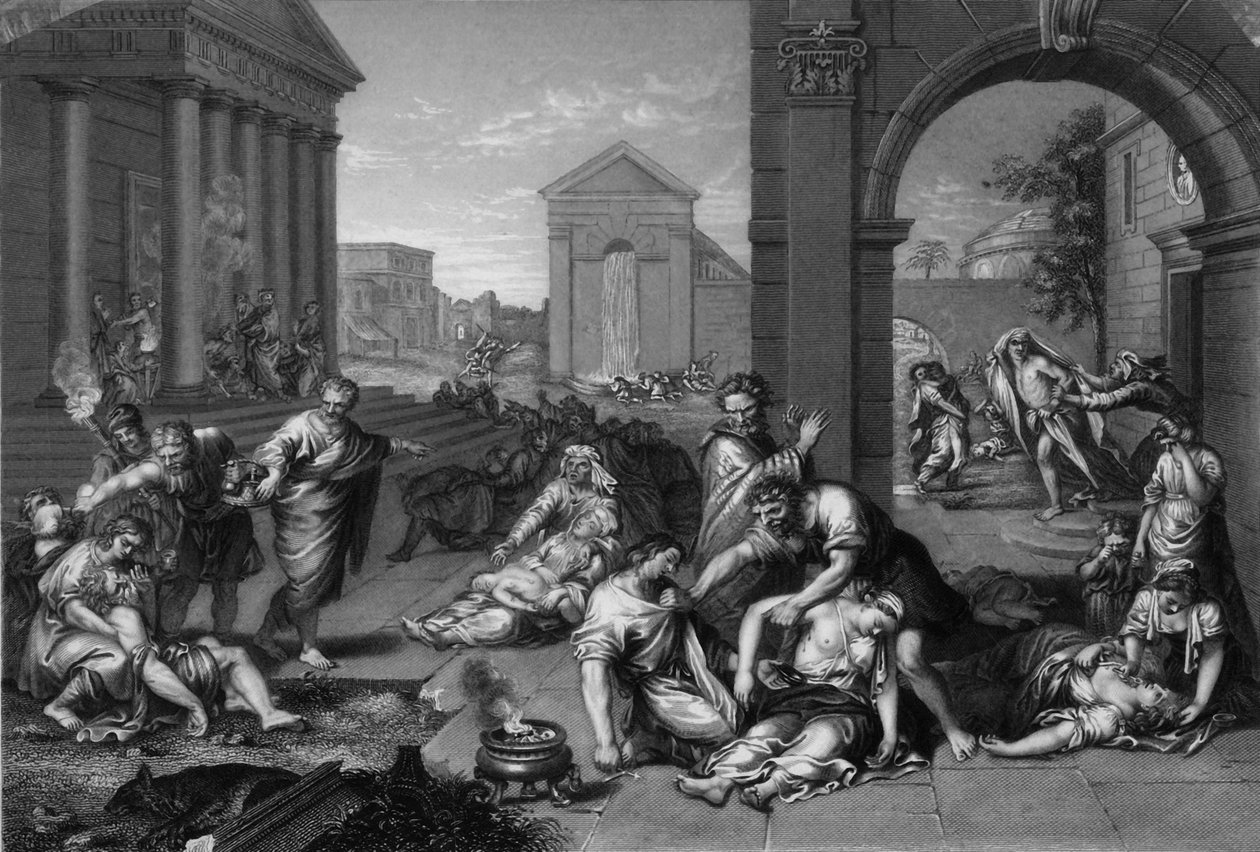 So the Lord sent a pestilence upon Israel, 1841 by Peter Lightfoot