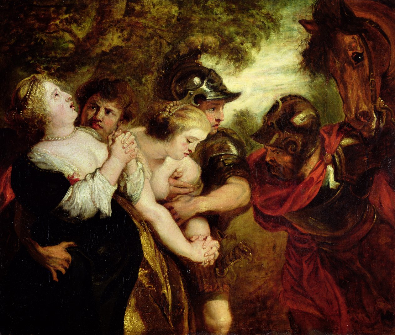 The Rape of the Sabine Women by Peter Paul (after) Rubens