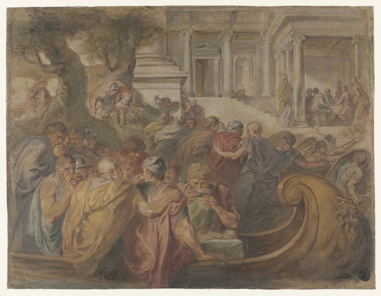 Arrival of Odysseus and Companions at Circe by Peter Paul Rubens (possibly)