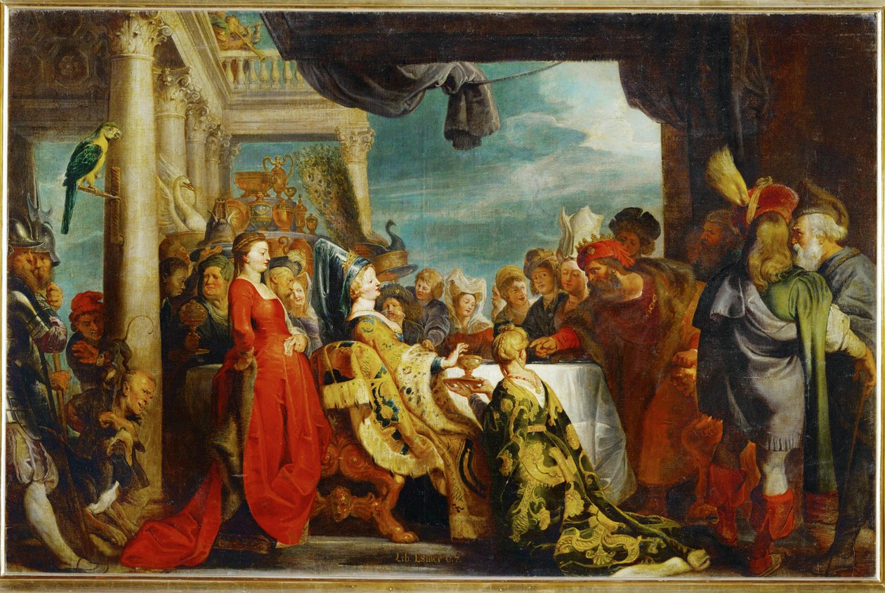 Alboin and Rosamunde by Peter Paul Rubens