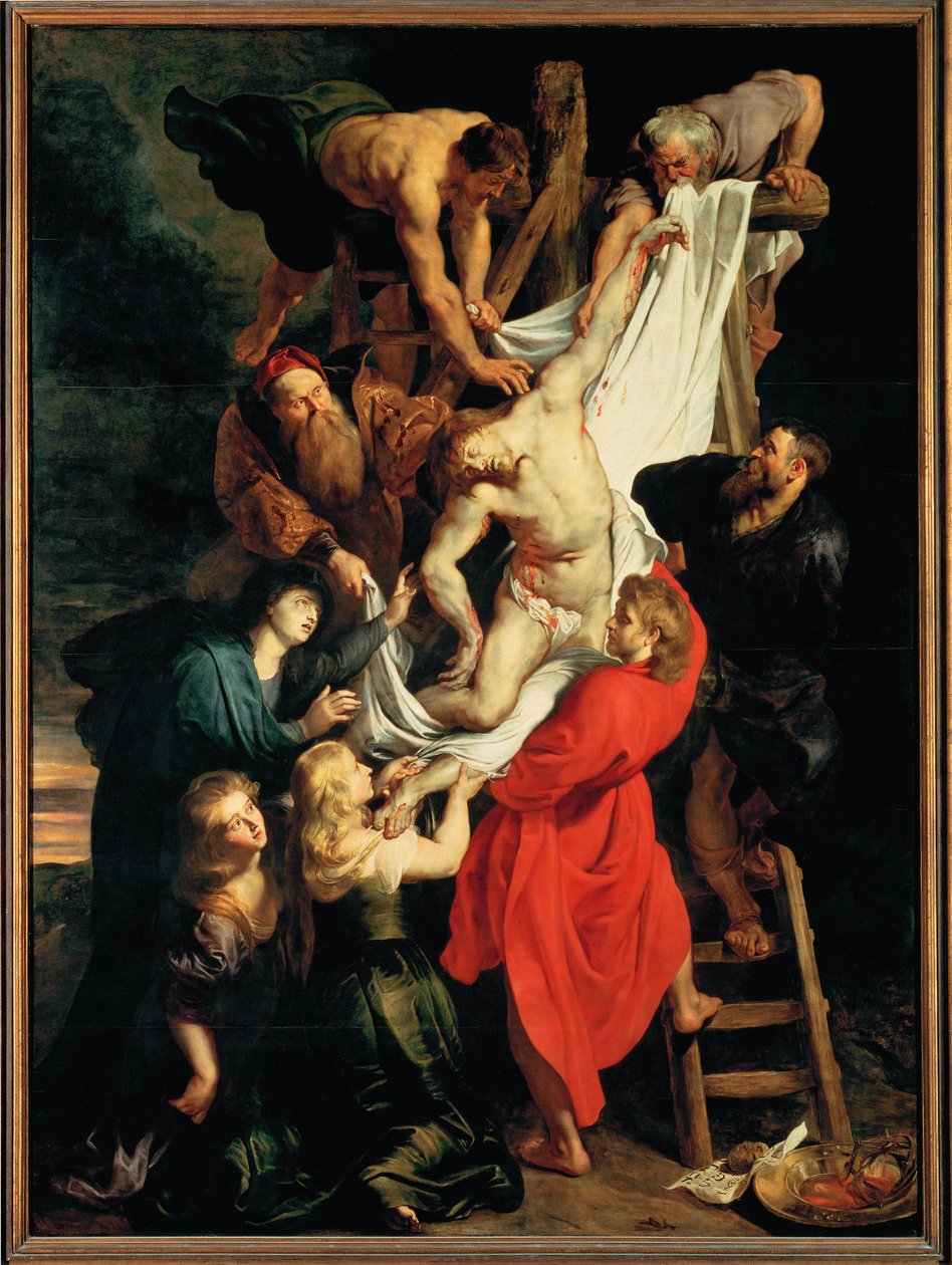 Descent from the Cross (central panel) by Peter Paul Rubens
