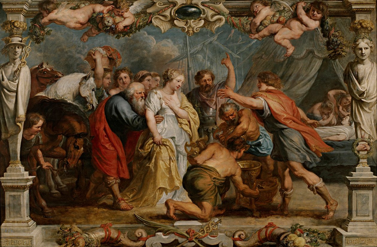 Briseis Restored to Achilles by Peter Paul Rubens