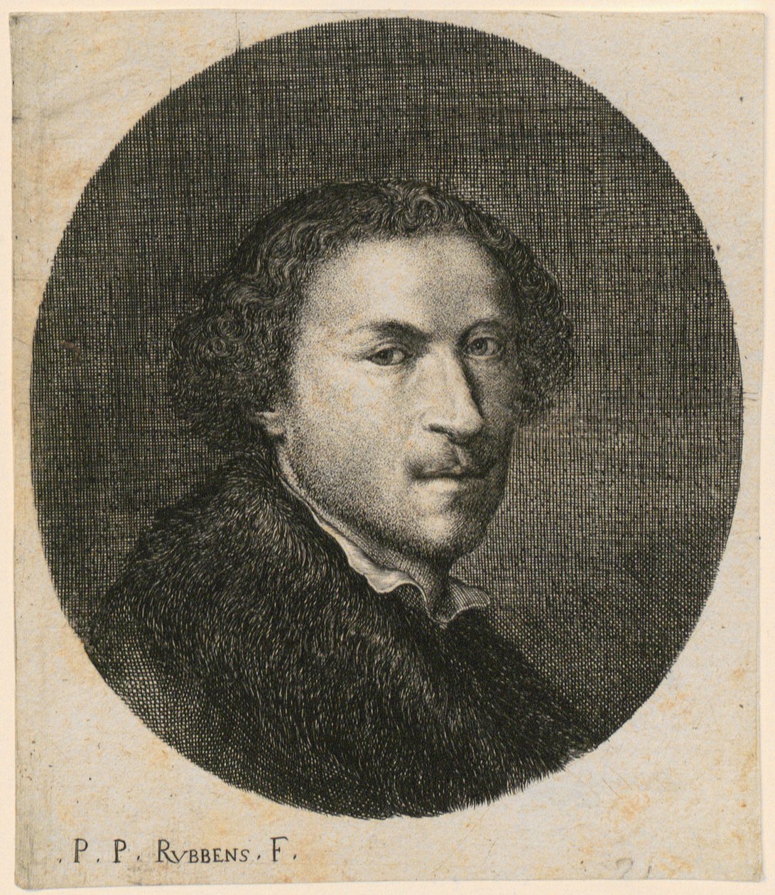 Bust Portrait of a Man, Three-Quarter View to the Right by Peter Paul Rubens