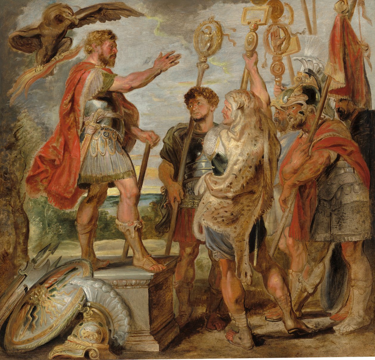 Decius Mus Addressing the Legions, probably 1616 by Peter Paul Rubens