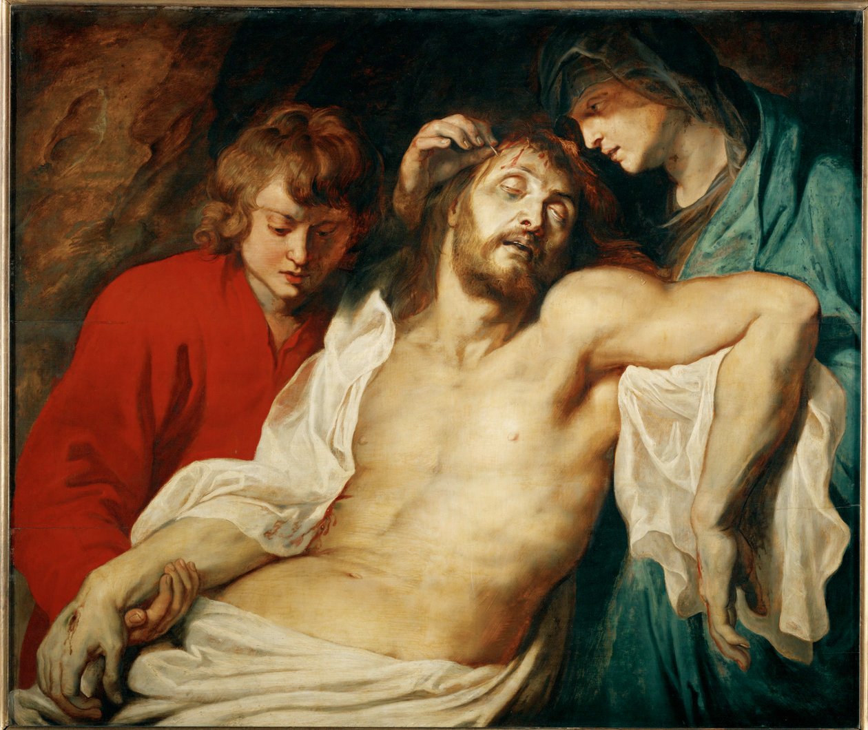 Deploration with Saint Mary and Saint John Apostle, c.1614-15 by Peter Paul Rubens