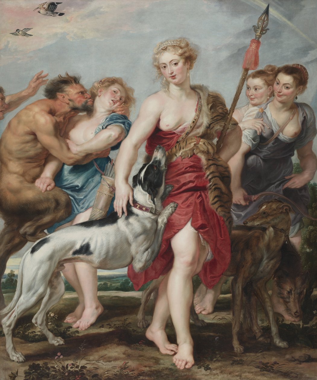Diana and Her Nymphs Departing for the Hunt, circa 1615 by Peter Paul Rubens