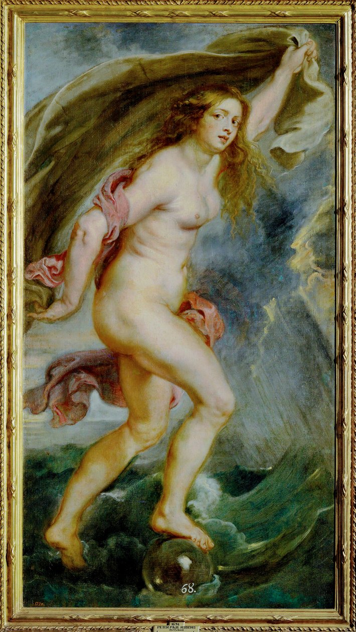 Fortune, Painted for the Torre de La Parada by Peter Paul Rubens
