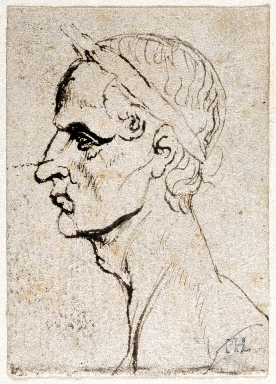 Julius Caesar, from Ten Drawings of Eight of the First Twelve Caesars by Peter Paul Rubens