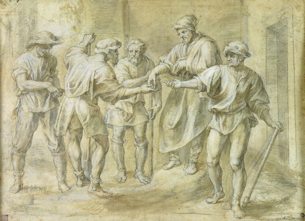 The Parable of the Vinedresser, after Andrea del Sarto by Peter Paul Rubens