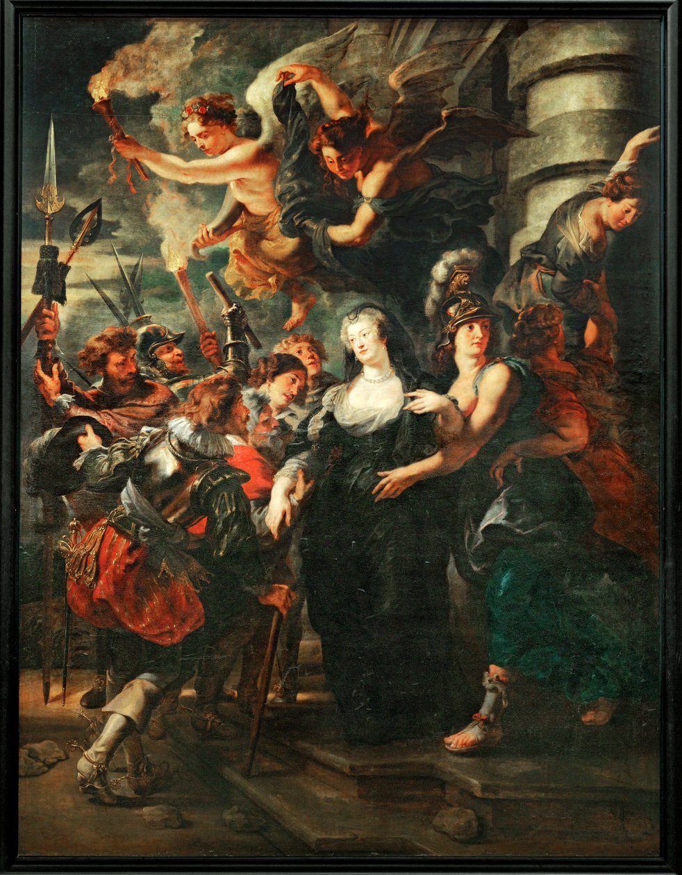 The Queen Flees from the Château de Blois at Night by Peter Paul Rubens
