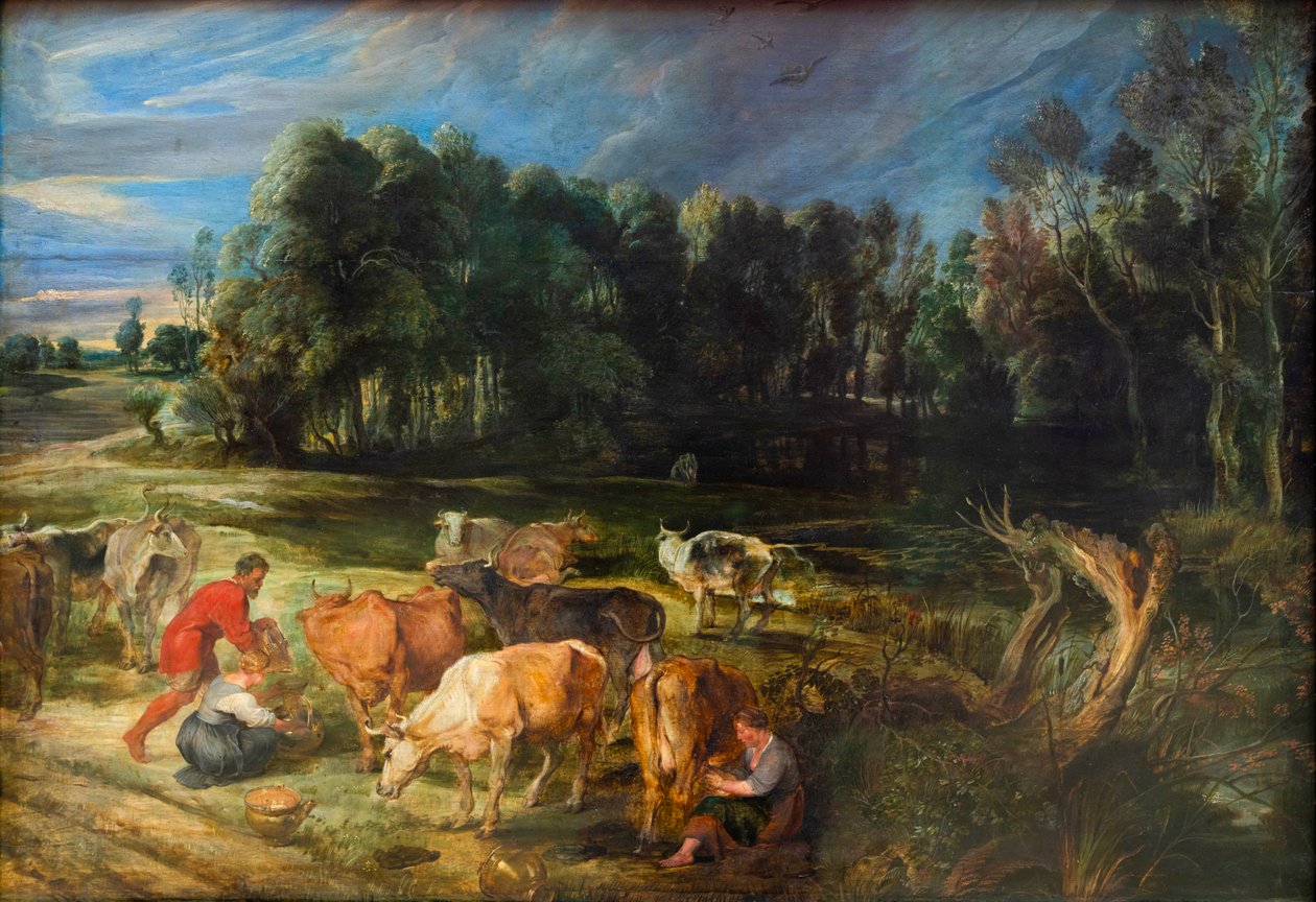 Landscape with Cattle by Peter Paul Rubens